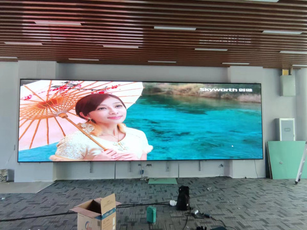 高县P1.53led小间距屏安装案例